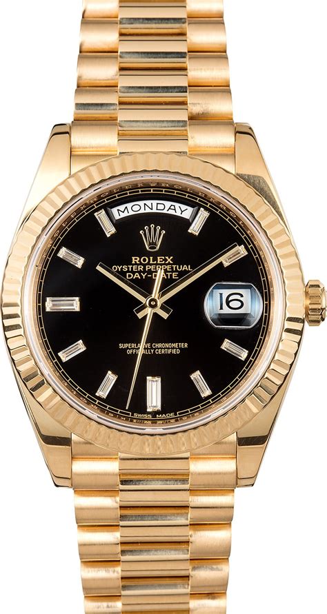 rolex date day prsident|Rolex Day-Date 40mm price.